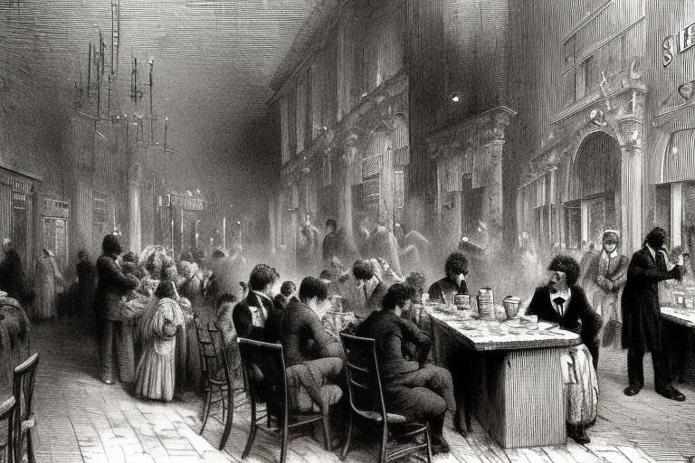 کافه ای در پاریس